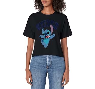 Lilo and Stitch Women's Crop Top at Amazon Women's Clothing